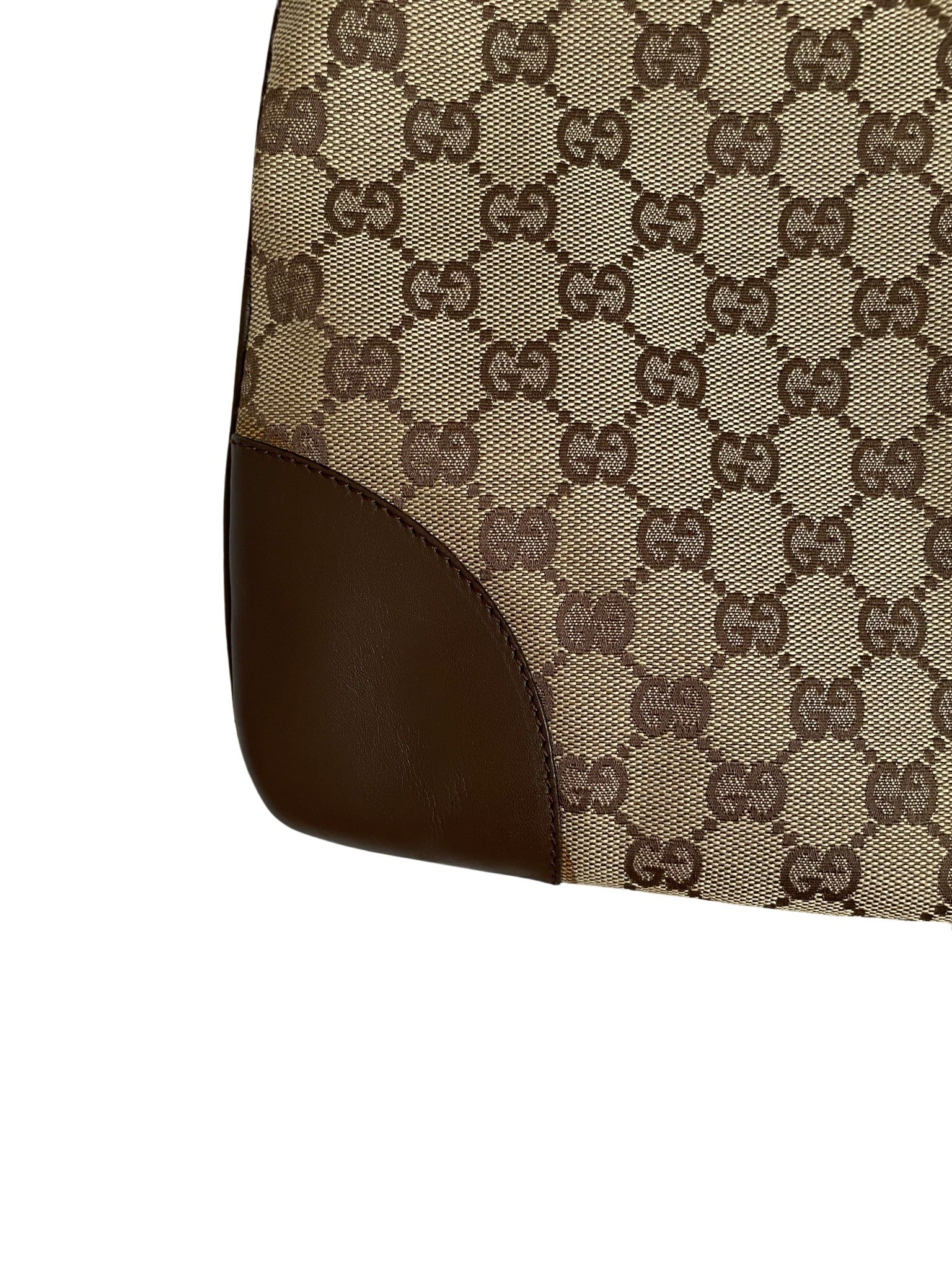 Gucci Jackie Beige & Brown Jacquard Leather Bag