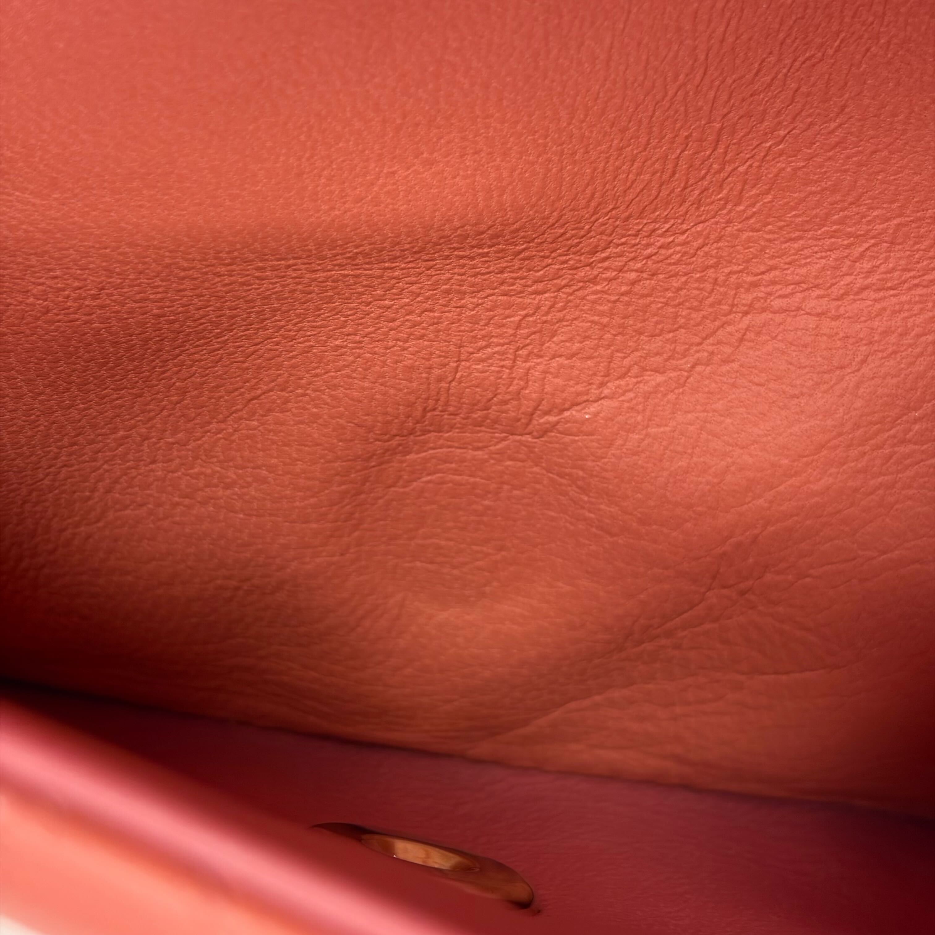 Chanel Pink Lambskin Valentine Shoulder Bag