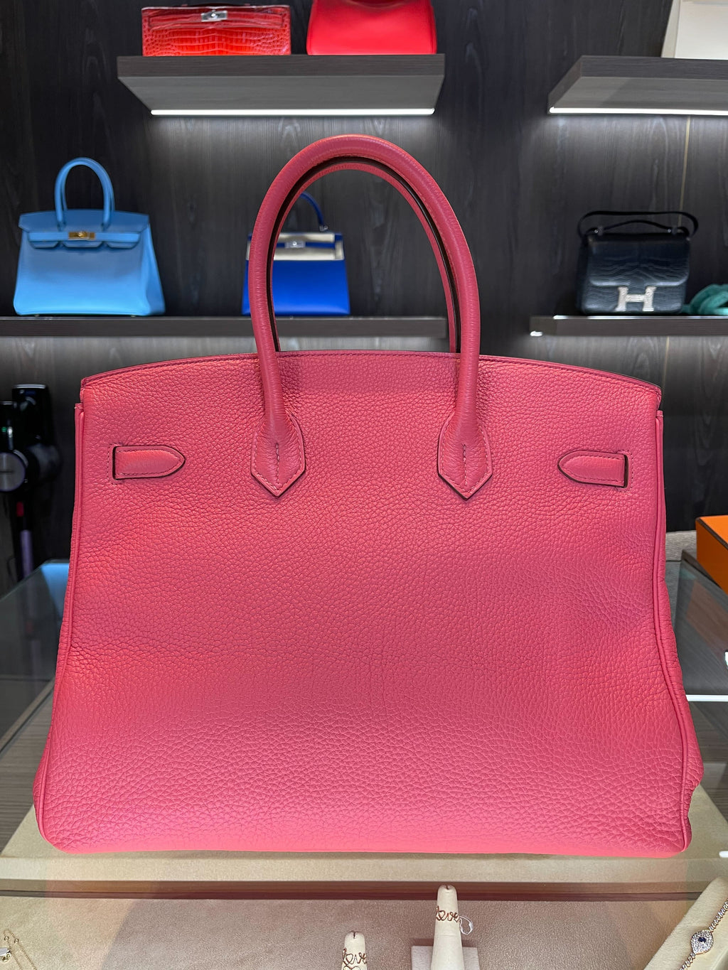 Hermes Birkin 35 Lipstick Togo Gold Hardware