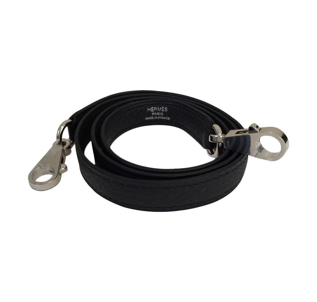 Hermès Kelly 28 Black Bag PHW