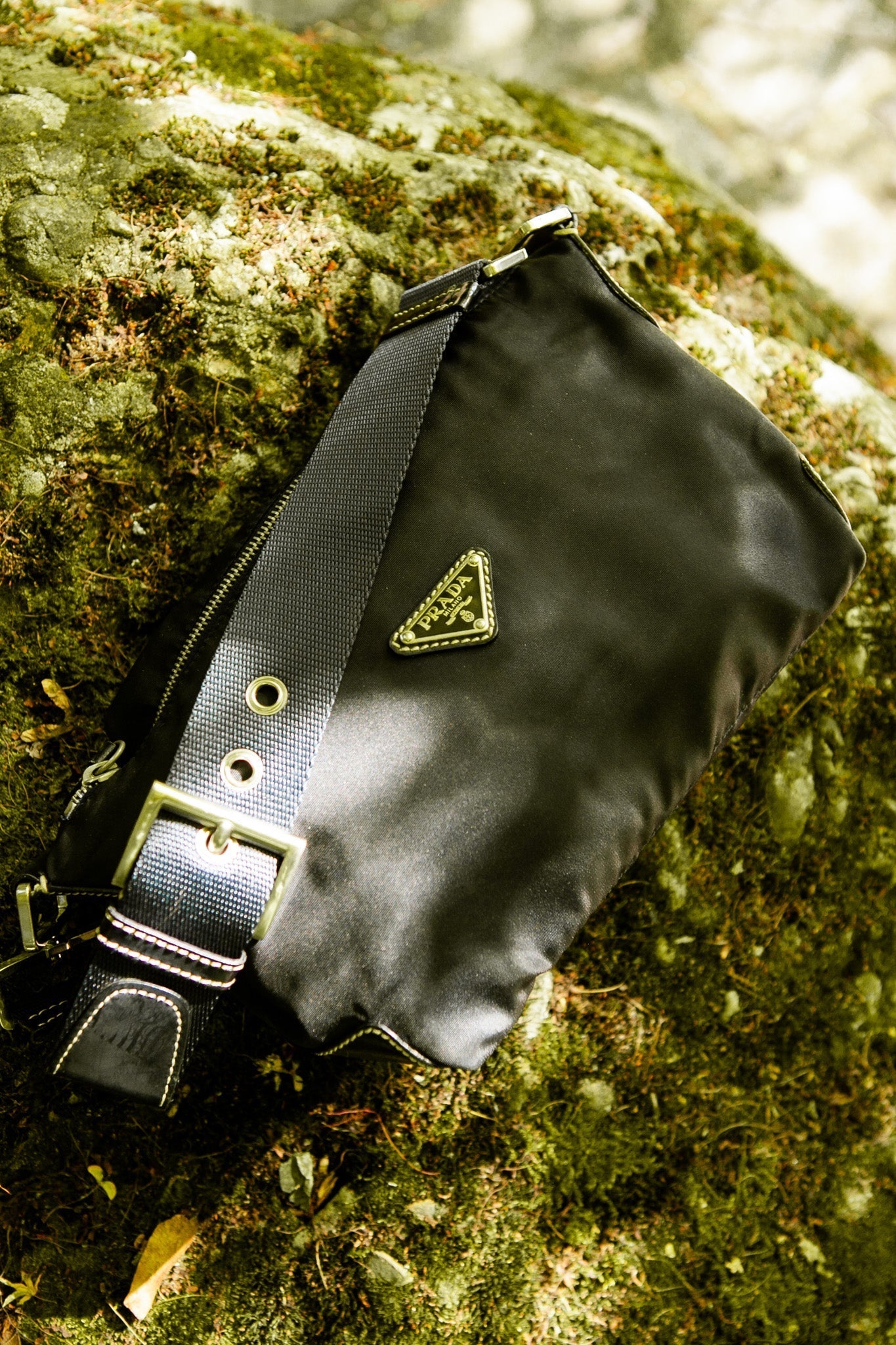 PRADA Baguette Bag Nylon Darkblue