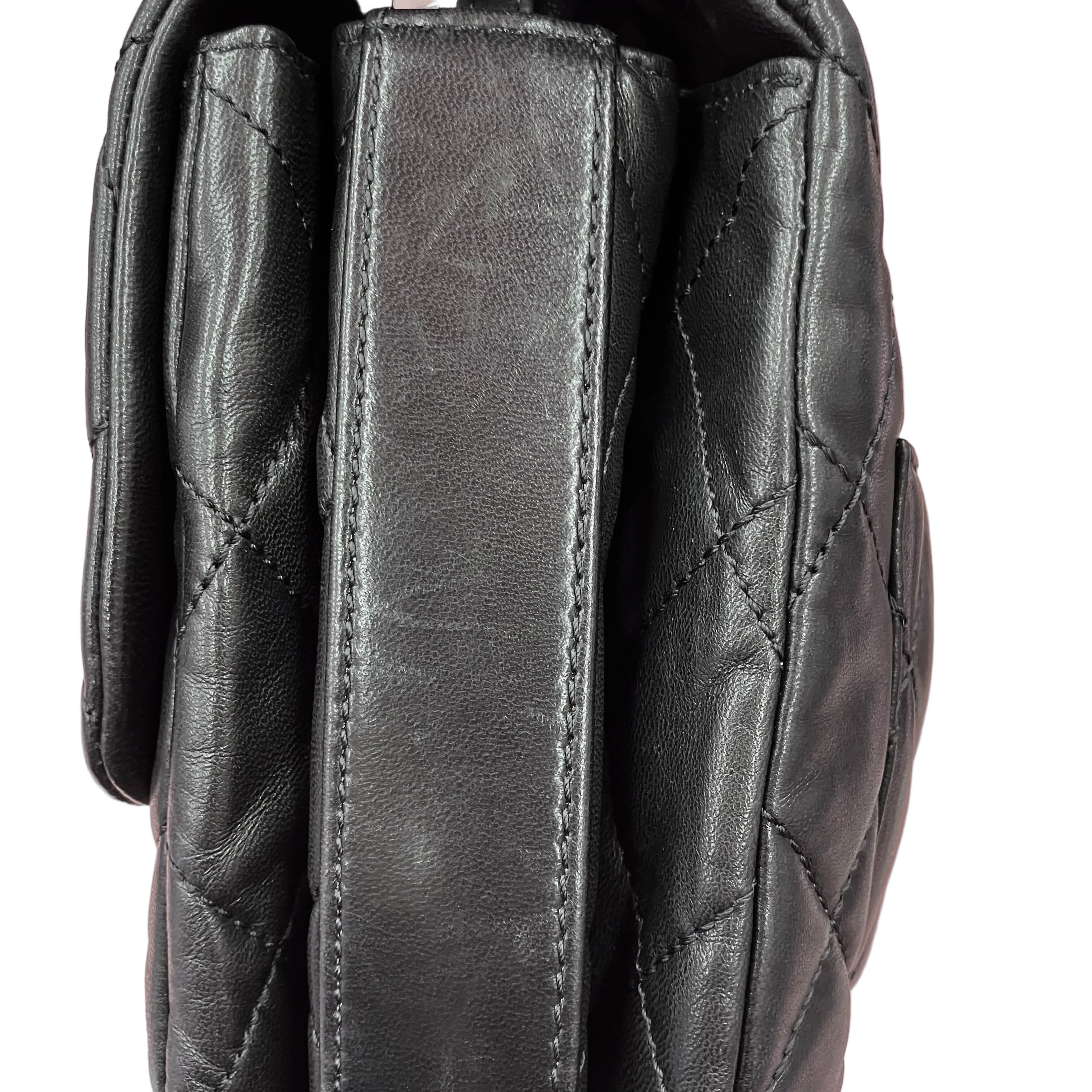 Chanel Black Lambskin Shoulder Bag