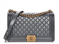 CHANEL CAVIAR QUILTED MEDIUM BOY FLAP BAG