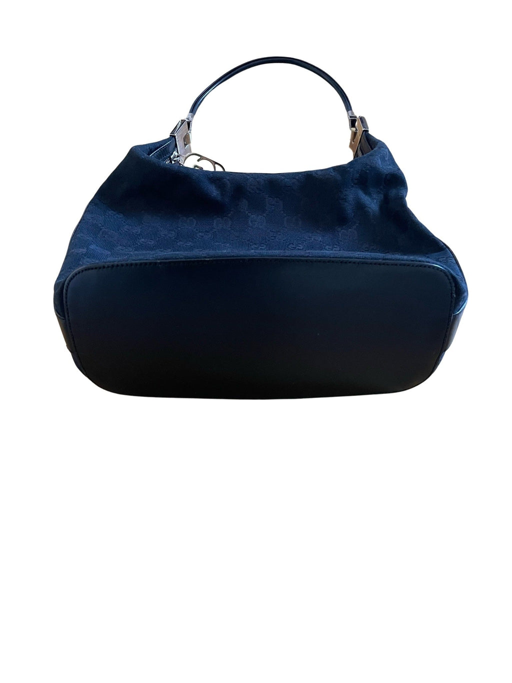 Gucci Black Jacquard Leather Shoulder Bag