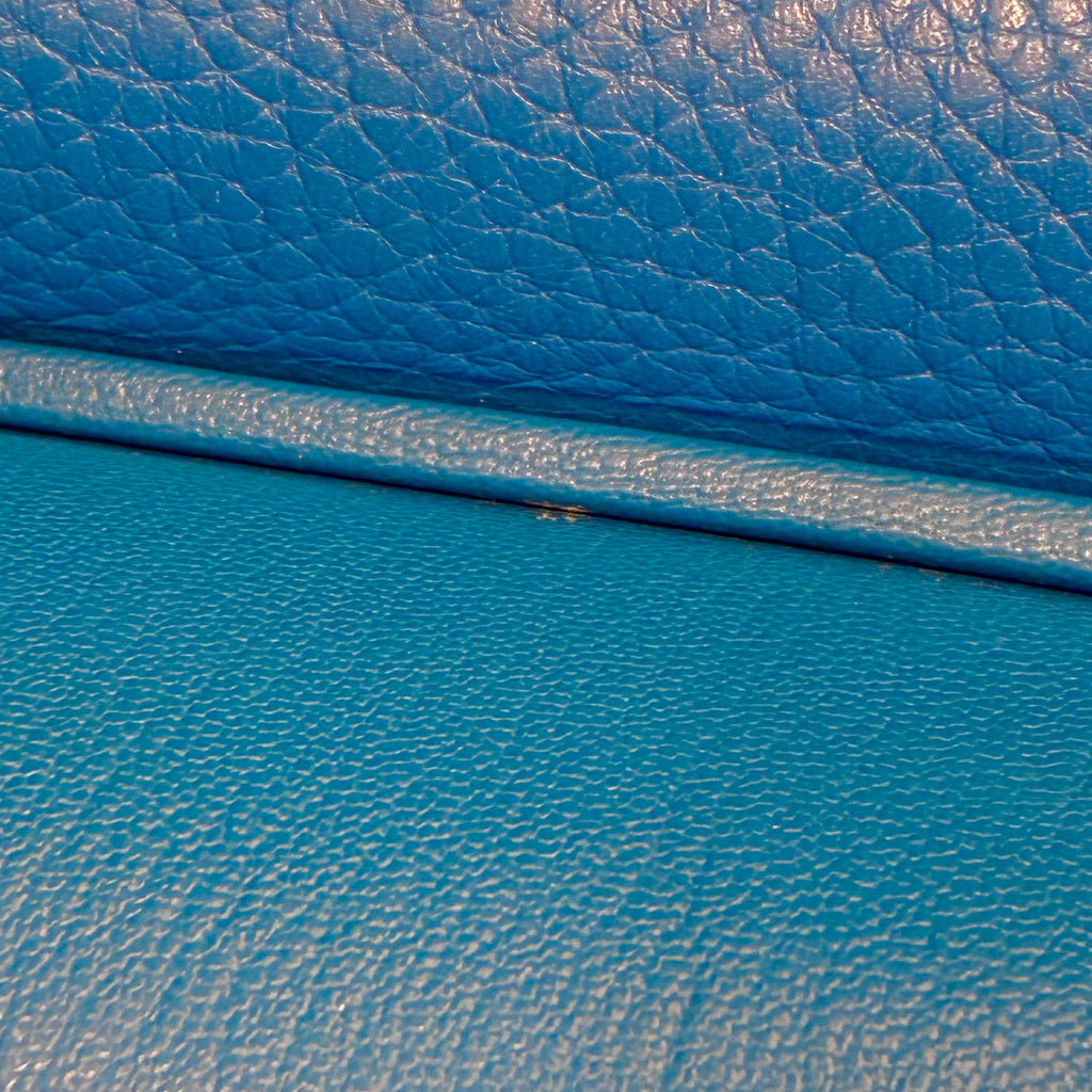 Hermes 2013 Blue Taurillon Clemence Jypsiere 34 Shoulder Bag