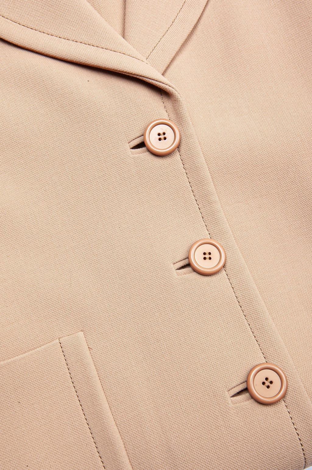 PRADA Sleeveless Coat Beige