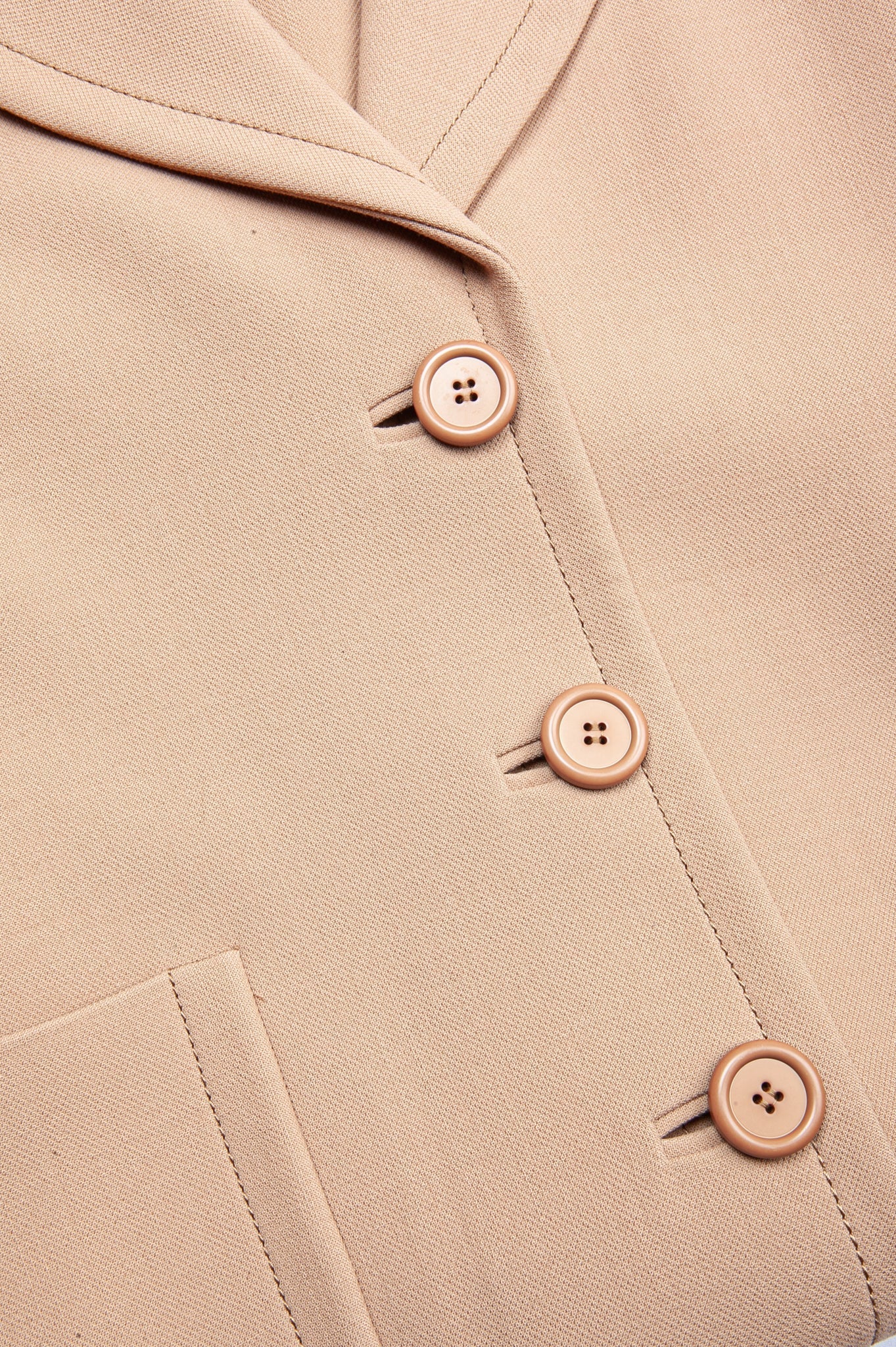 PRADA Sleeveless Coat Beige