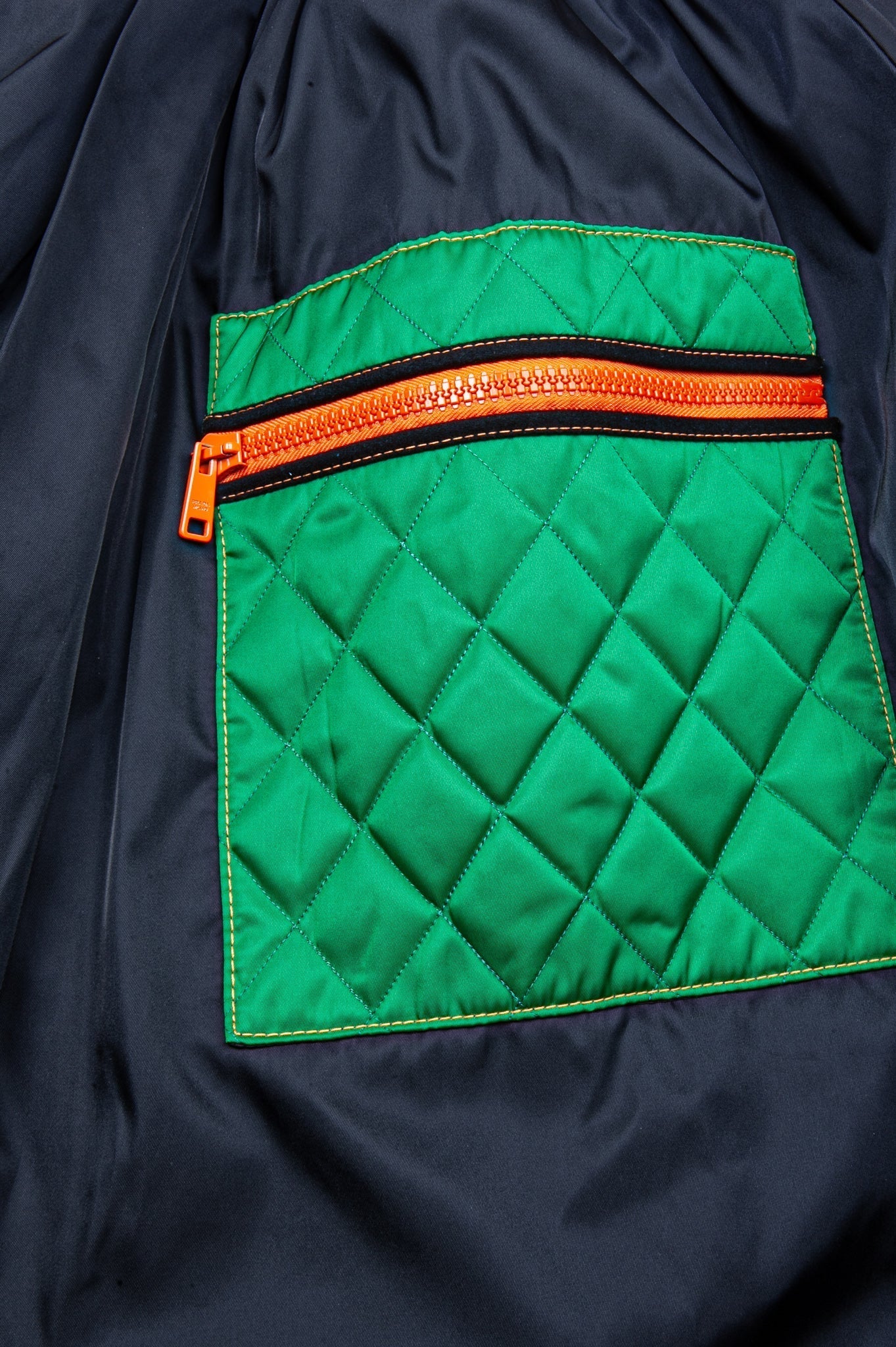 PRADA Skirt Nylon Blue Green