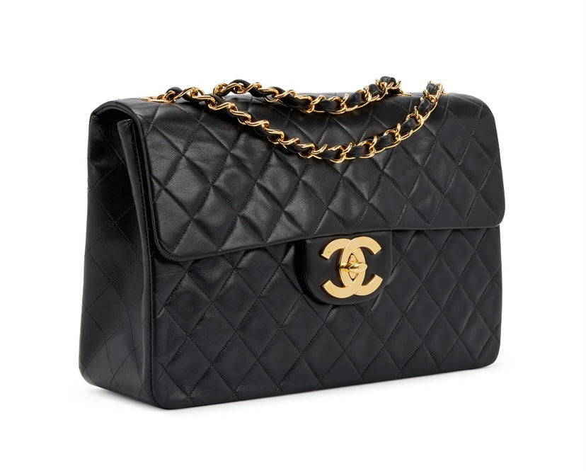 CHANEL VINTAGE JUMBO CLASSIC FLAP BAG