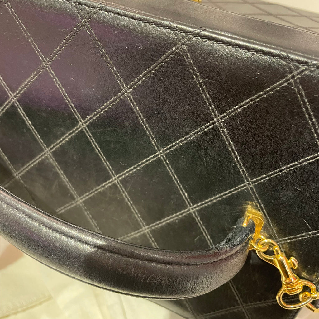 CHANEL 1991-1994 Cosmoline Circled CC Vanity Handbag