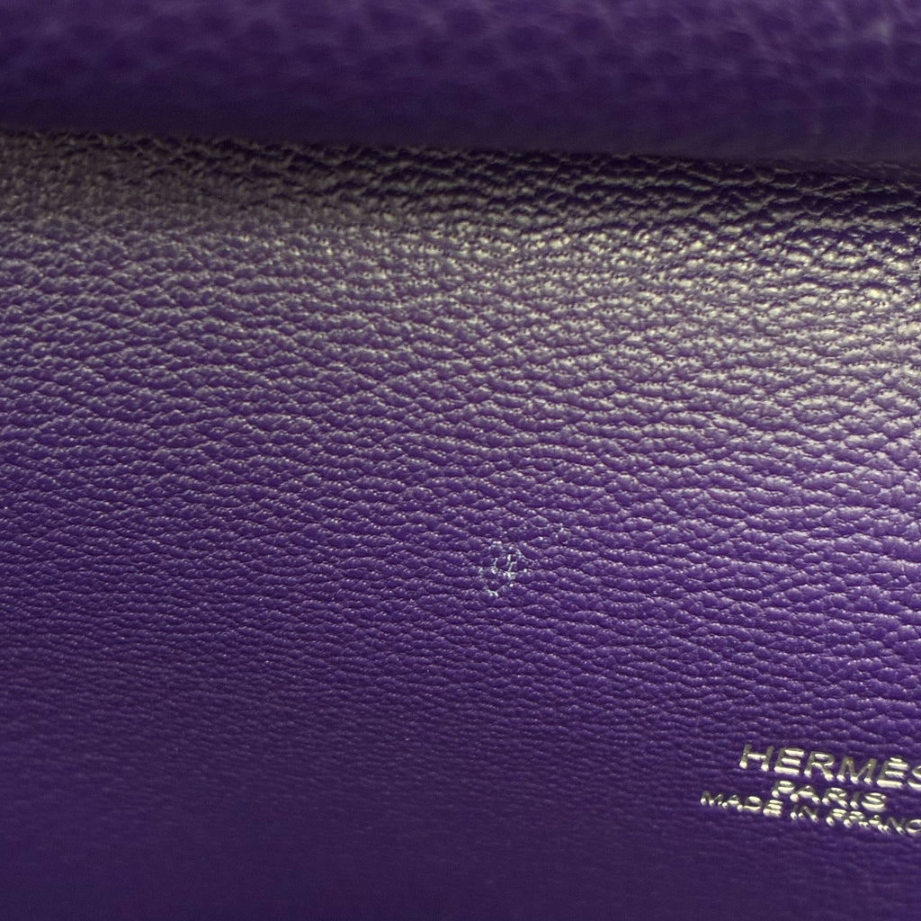 Hermes 2010 Iris Taurillon Clemence Jypsiere 28 Shoulder Bag