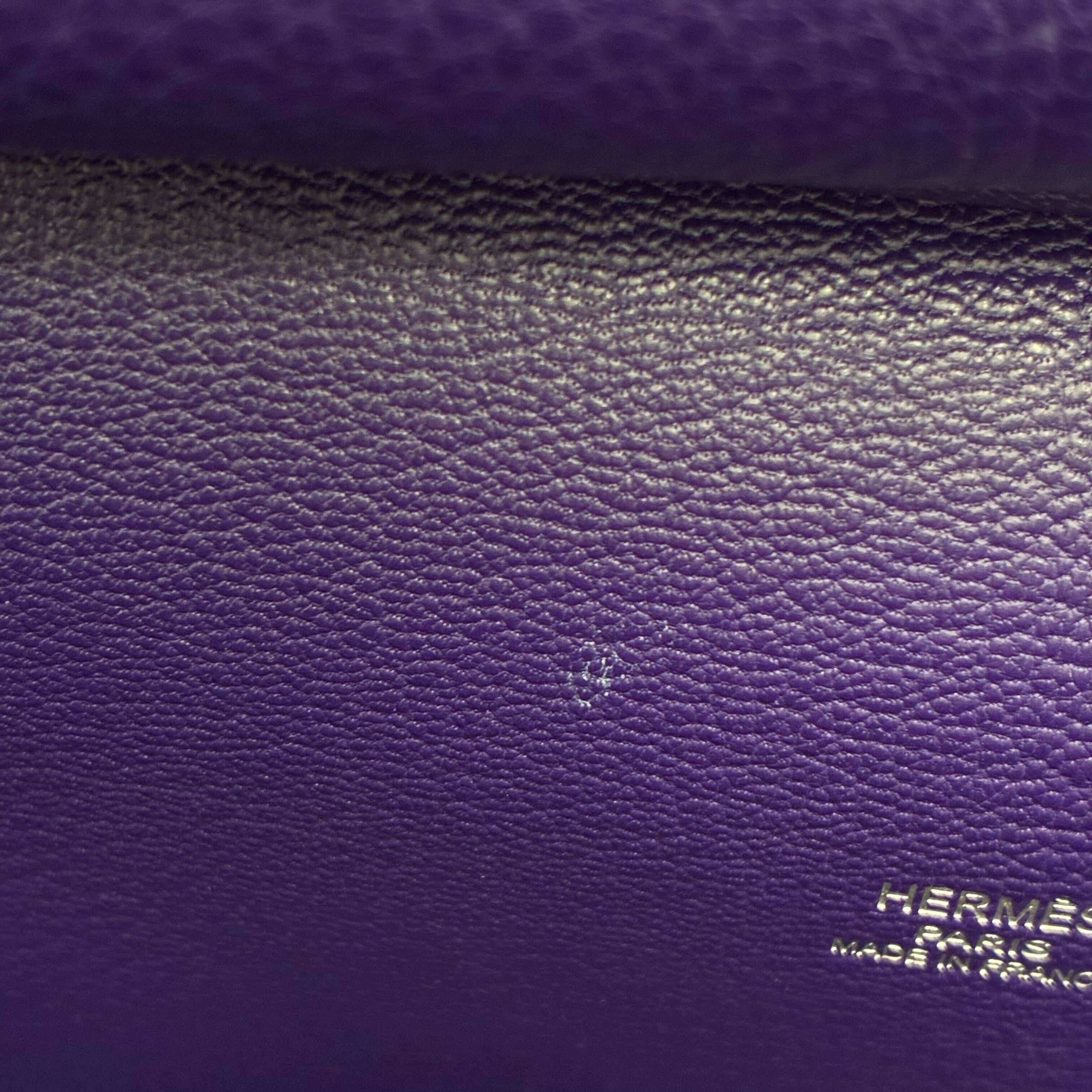 Hermes 2010 Iris Taurillon Clemence Jypsiere 28 Shoulder Bag