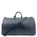 LOUIS VUITTON Monogram Eclipse Keepall Bandouliere 55