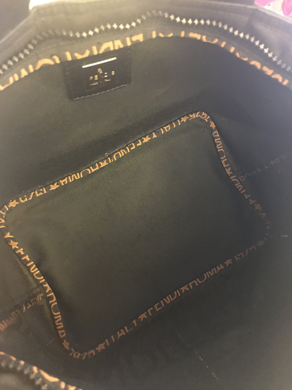 FENDI Handbag in Black Fabric