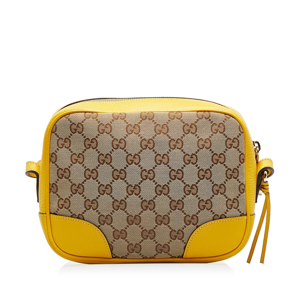 GUCCI GG Canvas Bree Crossbody Bag
