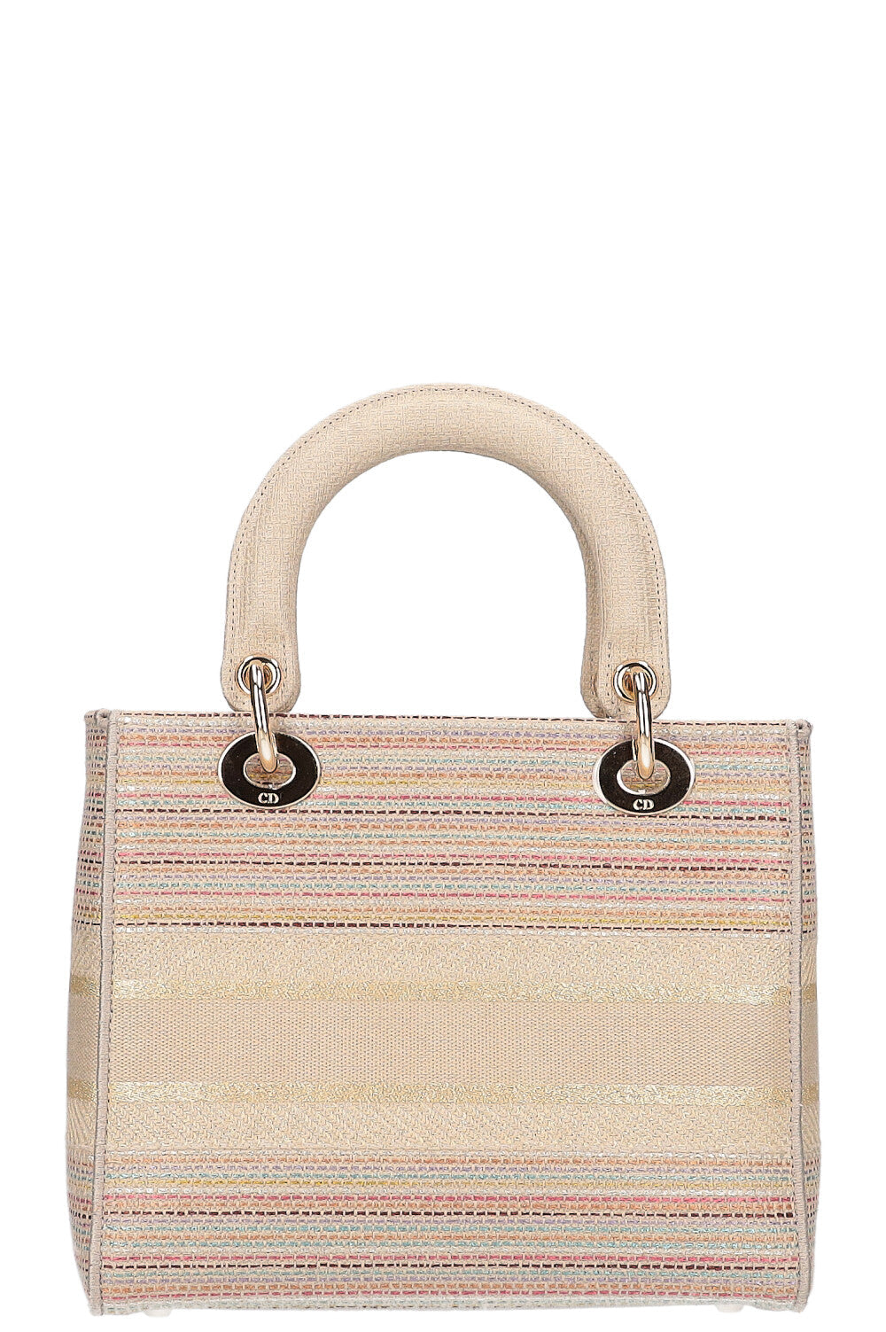 CHRISTIAN DIOR Lady Dior Bag Medium Gold Collection