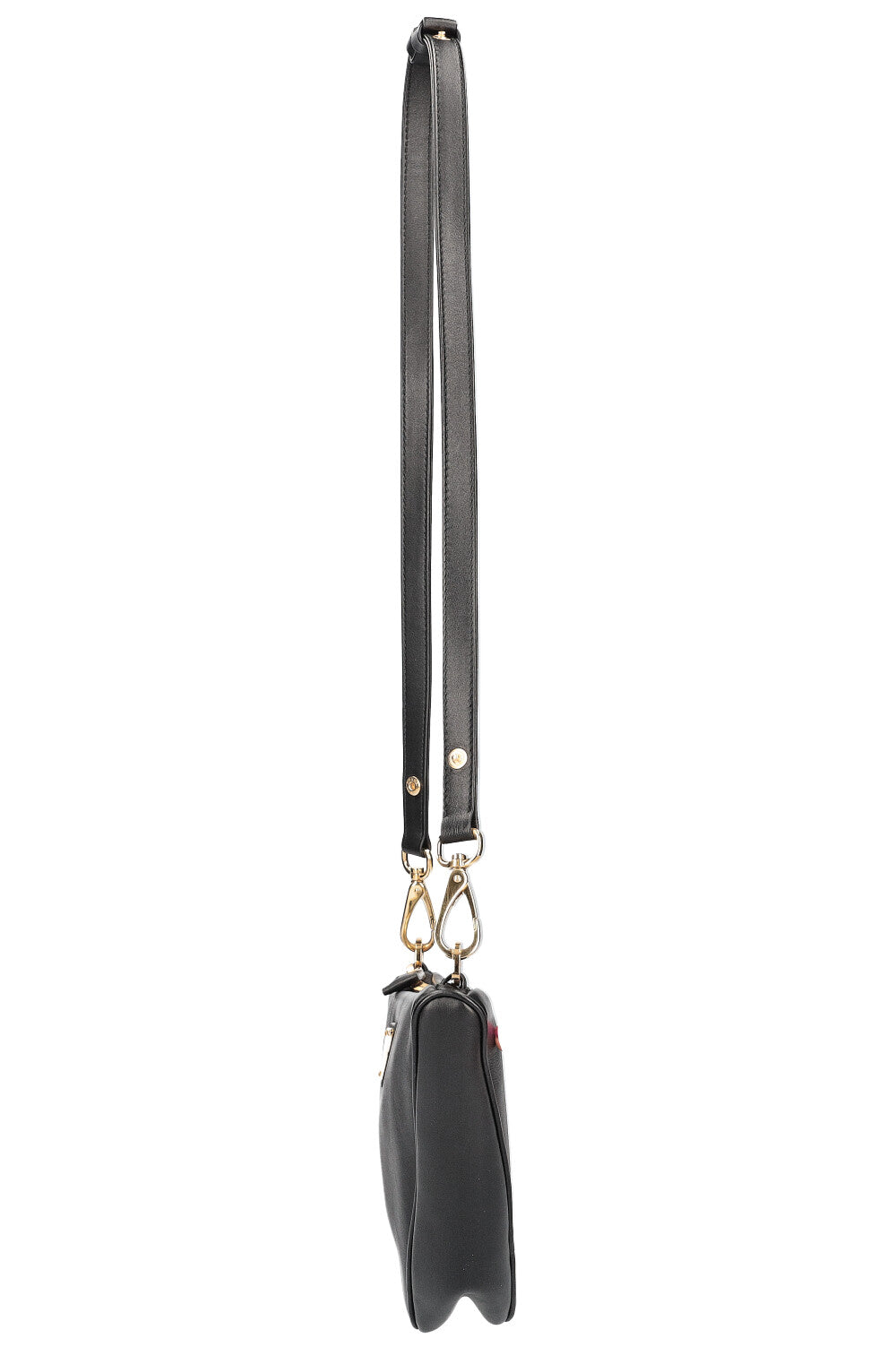 PRADA Double Triangle Bag Leather & Fabric