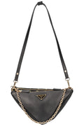 PRADA Double Triangle Bag Leather & Fabric