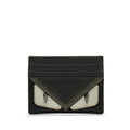 FENDI Monster Leather Card Holder