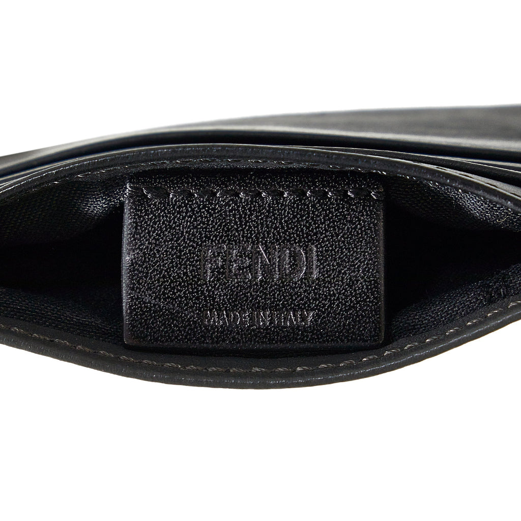 FENDI Monster Leather Card Holder