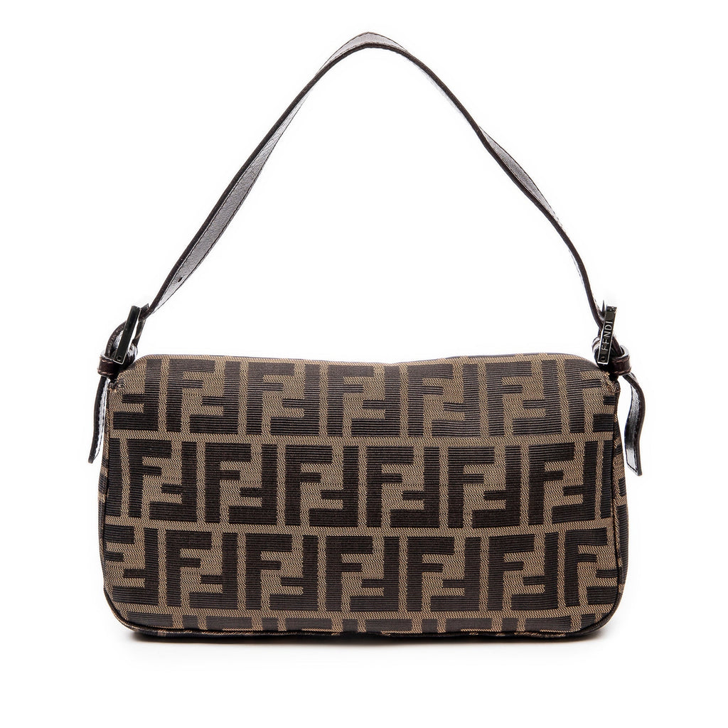 FENDI Zucca Canvas Baguette