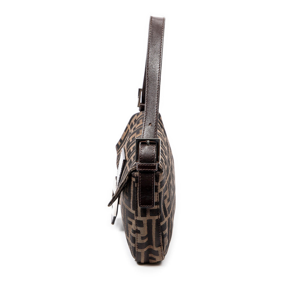 FENDI Zucca Canvas Baguette