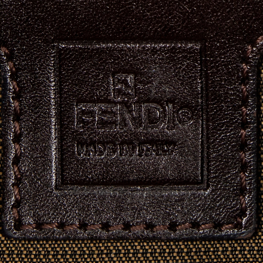 FENDI Zucca Canvas Baguette