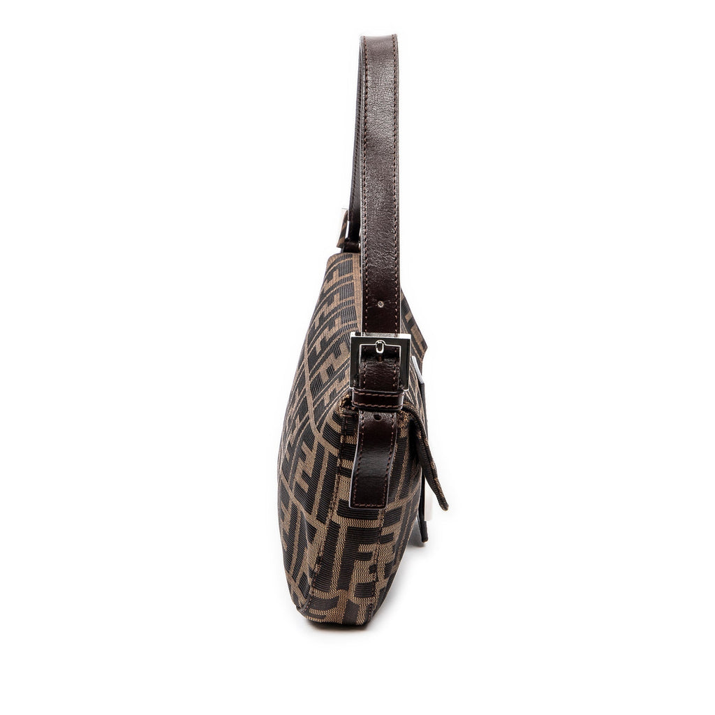 FENDI Zucca Canvas Baguette