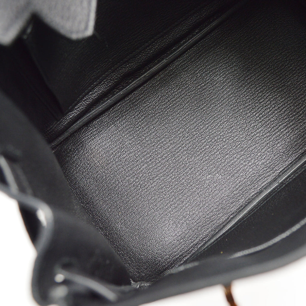 Hermes 2020 Black Togo Birkin 25 Handbag