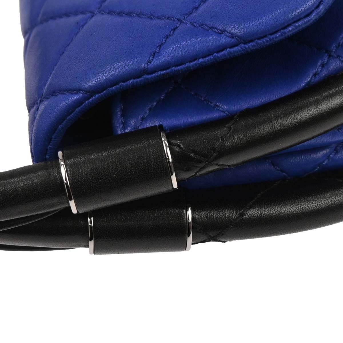 Chanel 2013-2014 Blue Lambskin Hula Hoop Small Handbag