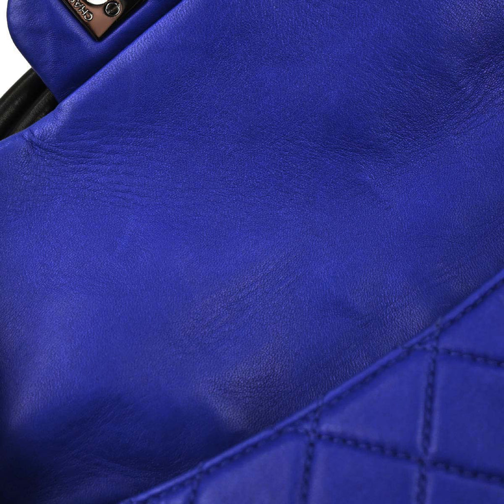 Chanel 2013-2014 Blue Lambskin Hula Hoop Small Handbag