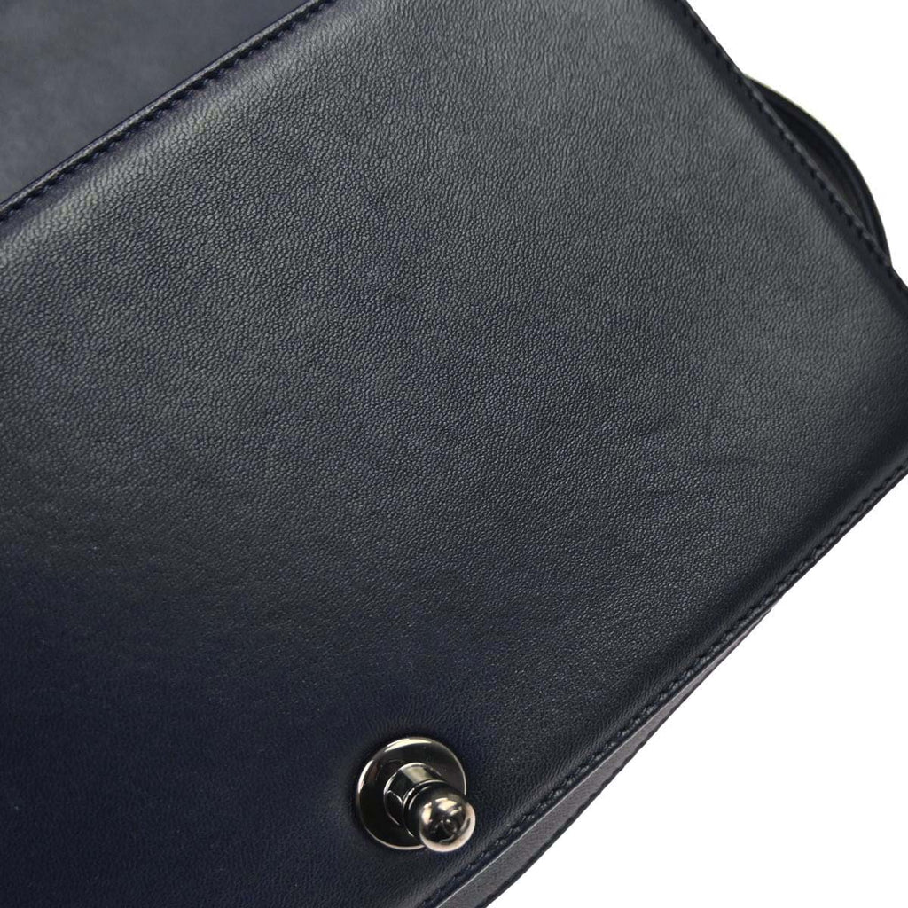 Boy Chanel 2017 Navy Black Lambskin Medium Shoulder Bag