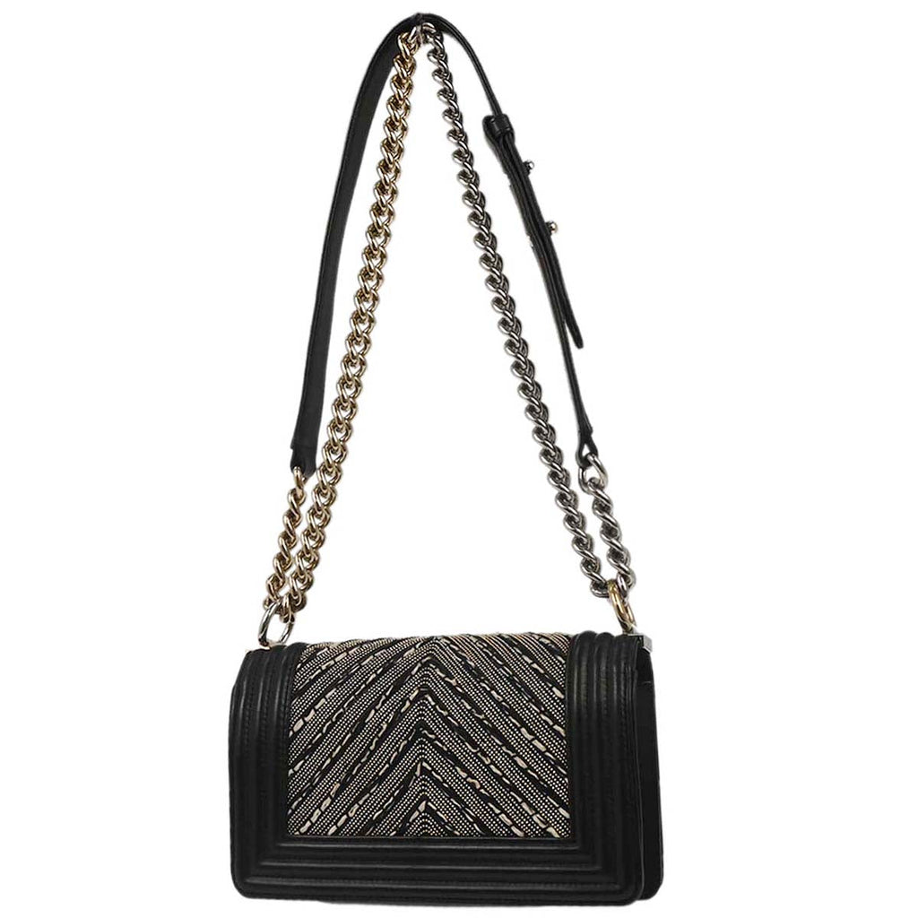 Boy Chanel 2018 Black Lambskin Small Chain Shoulder Bag