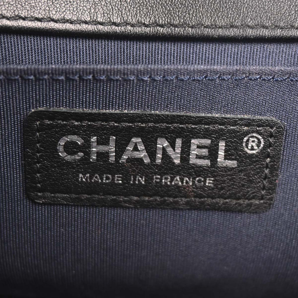 Boy Chanel 2018 Black Lambskin Small Chain Shoulder Bag