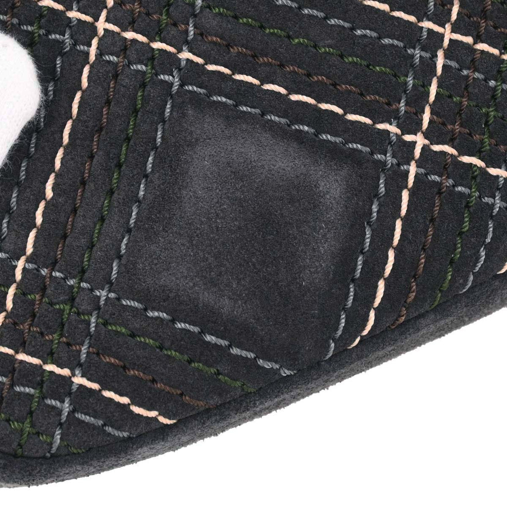 Chanel 2013-2014 Gray Suede Paris-Edinburgh Saltire Single Flap Shoulder Bag