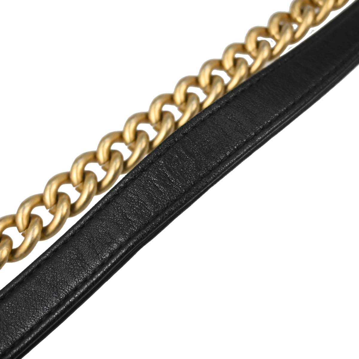 Chanel 2017-2018 Black Lambskin Chevron Top Handle 2way Shoulder Handbag