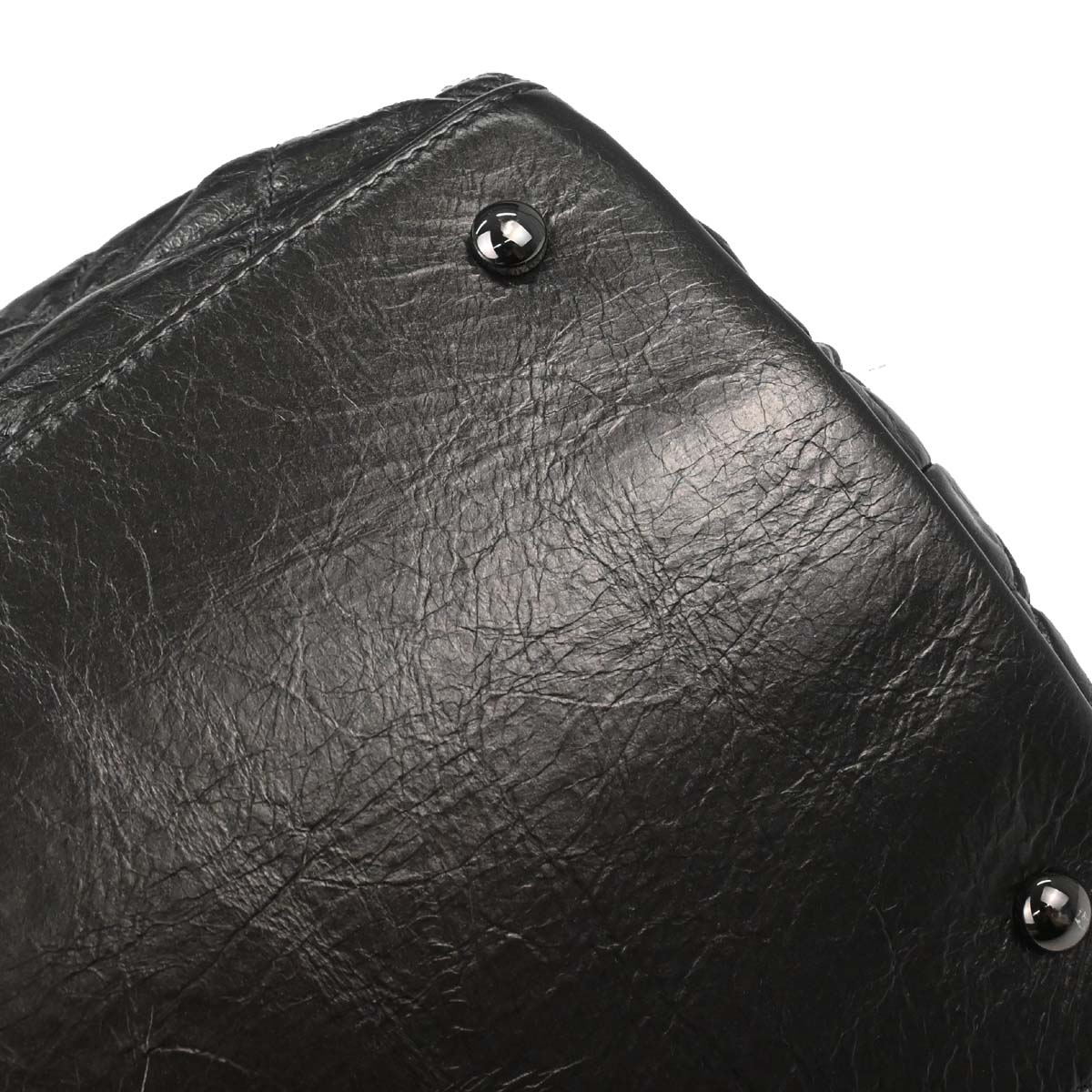 Chanel 2010-2011 Metallic Gray Calfskin Chain Me Tote Handbag