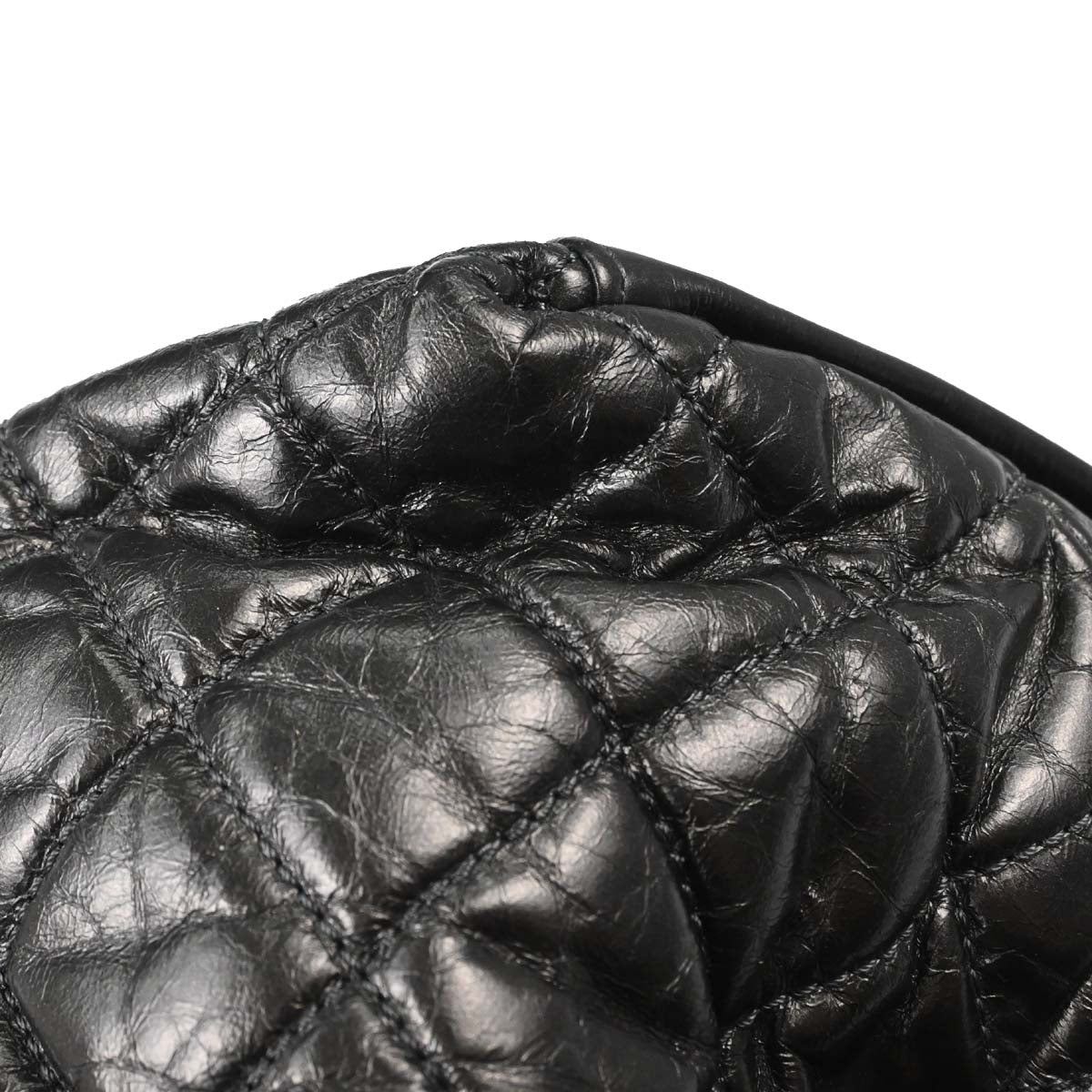 Chanel 2010-2011 Metallic Gray Calfskin Chain Me Tote Handbag