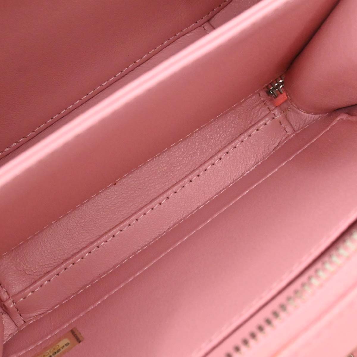 Chanel 2019 Pink Caviar Skin CC Filigree 2way Shoulder Vanity Handbag