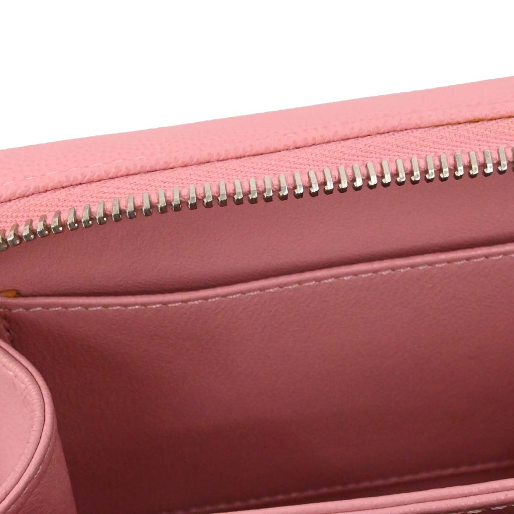 Chanel 2019 Pink Caviar Skin CC Filigree 2way Shoulder Vanity Handbag