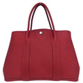 Hermes Rouge Grenat Negonda Garden Party 36 PM Tote Bag