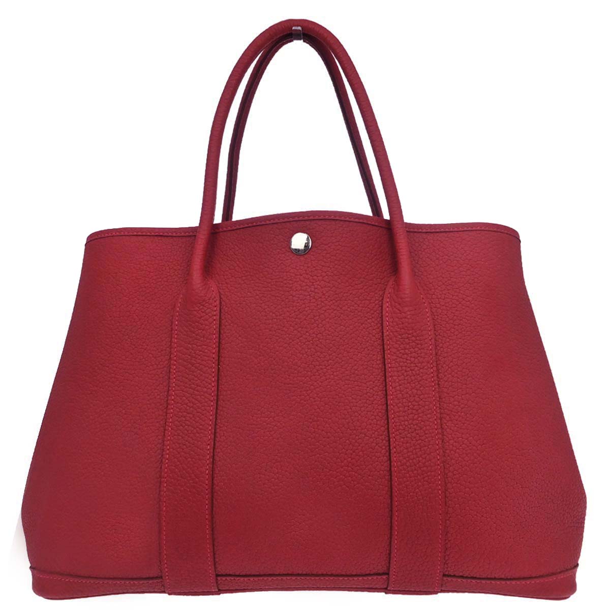 Hermes Rouge Grenat Negonda Garden Party 36 PM Tote Bag