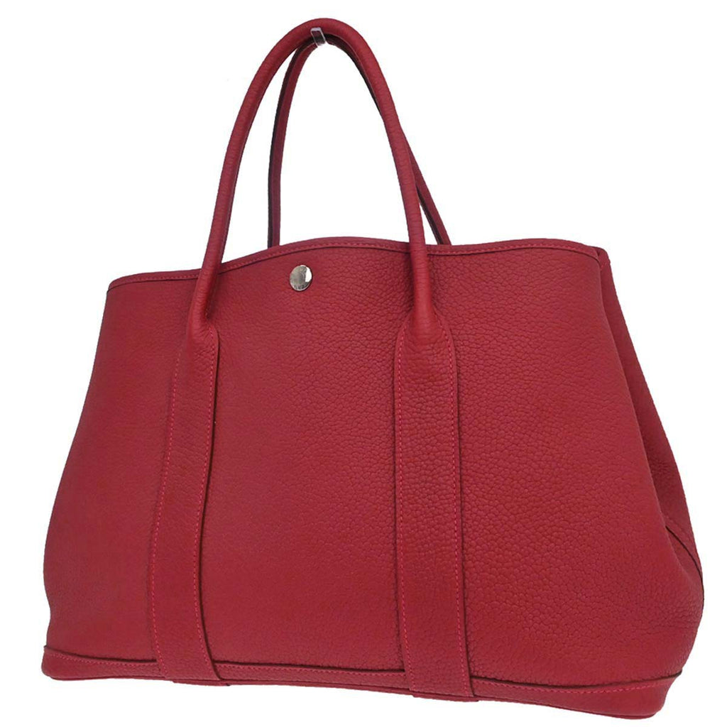 Hermes Rouge Grenat Negonda Garden Party 36 PM Tote Bag