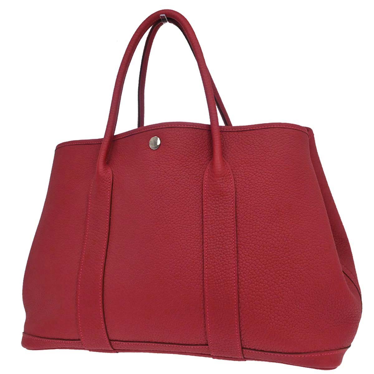 Hermes Rouge Grenat Negonda Garden Party 36 PM Tote Bag