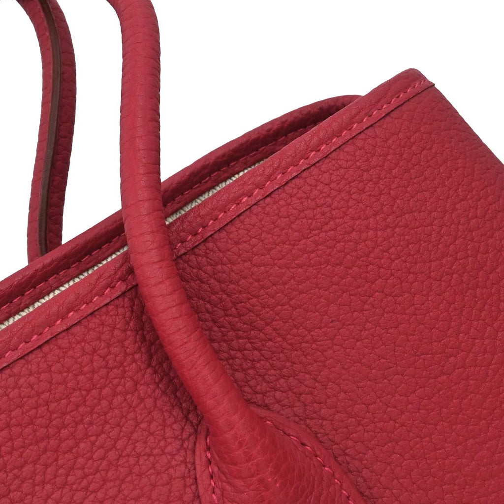 Hermes Rouge Grenat Negonda Garden Party 36 PM Tote Bag