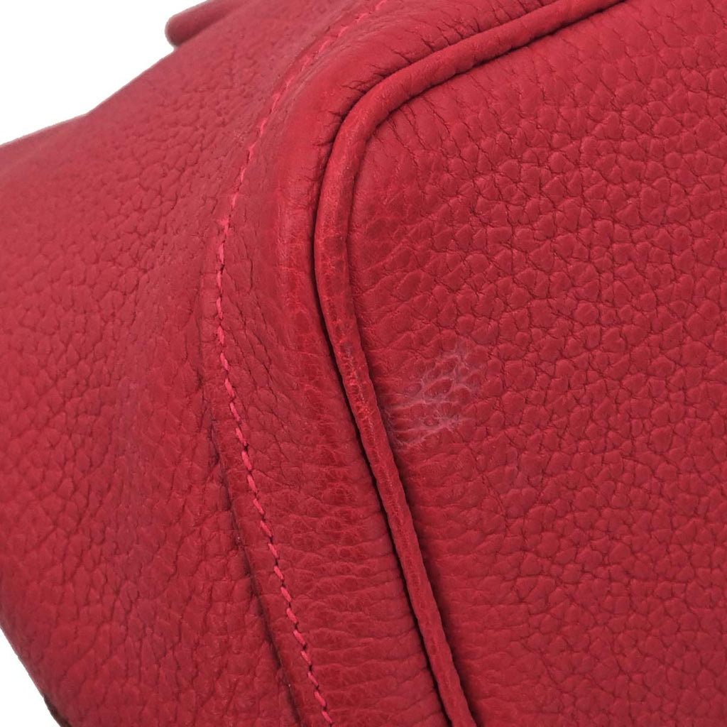 Hermes Rouge Grenat Negonda Garden Party 36 PM Tote Bag