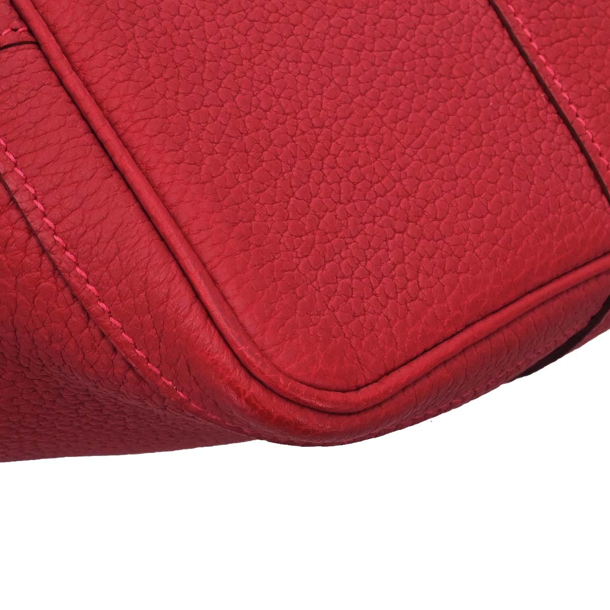 Hermes Rouge Grenat Negonda Garden Party 36 PM Tote Bag