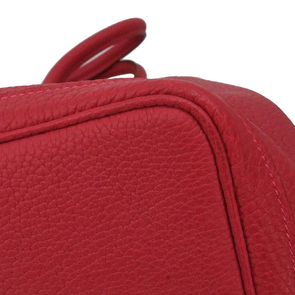 Hermes Rouge Grenat Negonda Garden Party 36 PM Tote Bag