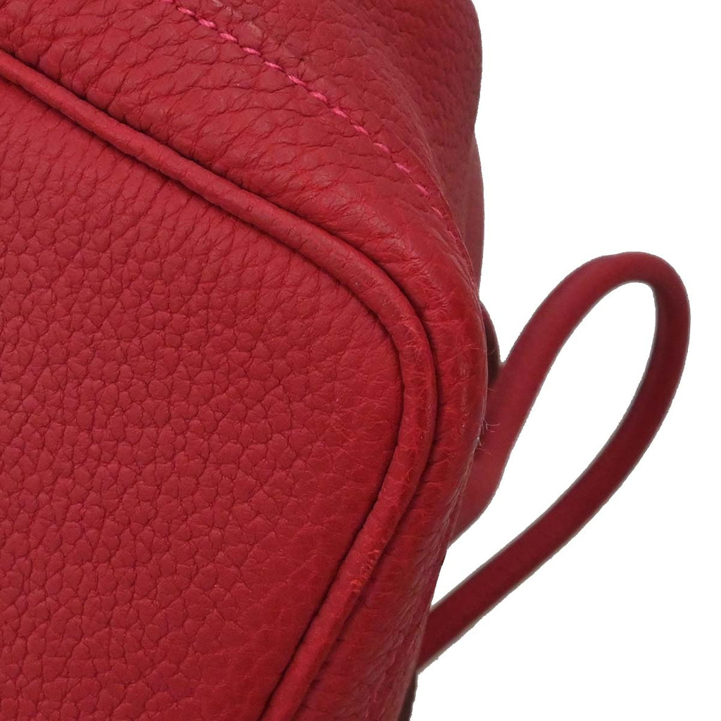 Hermes Rouge Grenat Negonda Garden Party 36 PM Tote Bag