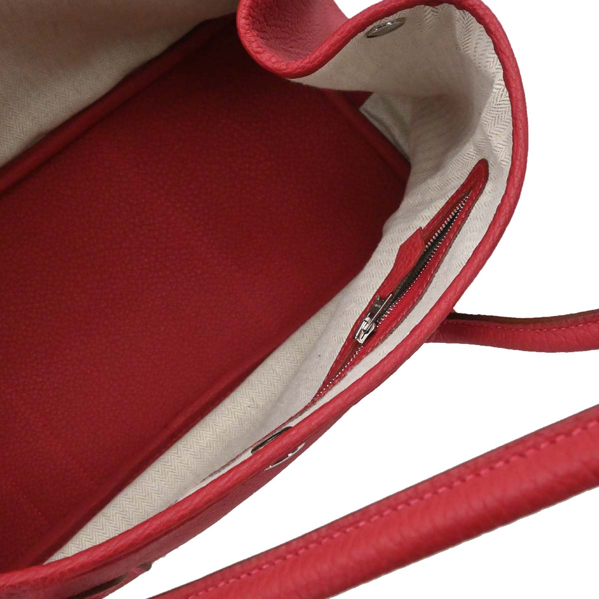 Hermes Rouge Grenat Negonda Garden Party 36 PM Tote Bag